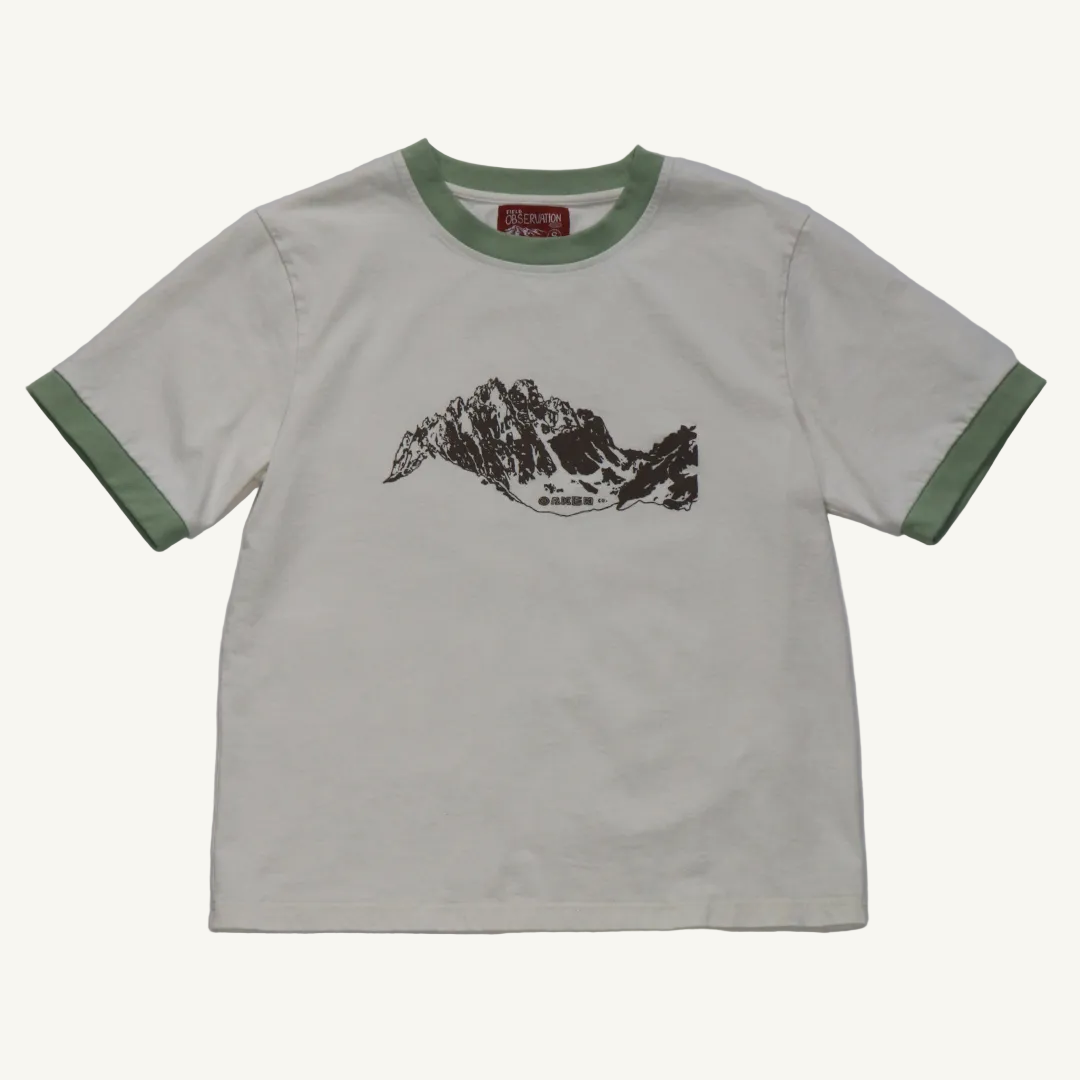 Mountain Graphic Ringer T-Shirt